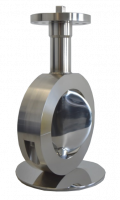 Granulate and bulk material butterfly valve