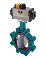 Two-piece butterfly valves - soft-seated