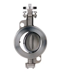 Butterfly valve double offset design HG1